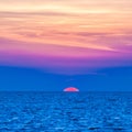 Sunset at sea Royalty Free Stock Photo