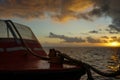 Sunset at sea