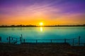 Sunset, Sea, Sunrise - Dawn, Lake, Sky Royalty Free Stock Photo