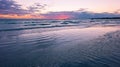 Sunset by the seaside in Sardinia, Italy