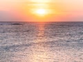 Indonesia - Sunset on Sengigi Beach and Calm Sea