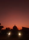 Sunset senja ramadhan orange sky langit
