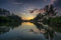 Sunset at Serangan Beach Bali