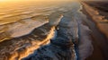 Sunset Serenade: Aerial Splendor of the German Baltic Sea Coast