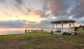 Sunset Serenity on Lake Macquarie NSW Australia Royalty Free Stock Photo