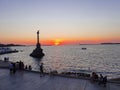 Nature, world, black sea, Sevastopol, Monument to the lost ships, sunset