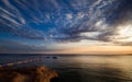 Sunset in sharm el sheikh Royalty Free Stock Photo
