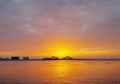 Sunset at Sheikh Isa Bin Salman causeway Bridge, HDR