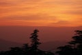 Sunset at Shimla Royalty Free Stock Photo