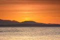 A sunset shot at the Golden Gardens Park in Seattle, Washington