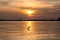 Sunset in Siesta Key beach Royalty Free Stock Photo