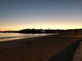 Sunset at Silgar Beach in Sanxenxo Spain