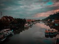 Sunset in siti nurbaya Royalty Free Stock Photo