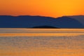 Sunset at Kastani beach, Skopelos, Greece