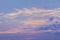 Sunset Sky Background. Royalty Free Stock Photo