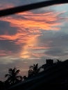 sunset sky.click by samsang galaxi j7prime.