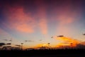 Sunset sky colors. Sunset sky warm colors background Royalty Free Stock Photo