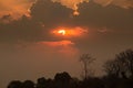 Sunset sky in Lower Zambezi National Park - Zambia