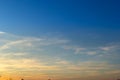 sunset sky with multicolor clouds. Dramatic twilight sky background