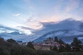 Tengboche village, Nepal, Sagarmatha national park Royalty Free Stock Photo