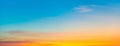 Sunset sky panorama Royalty Free Stock Photo