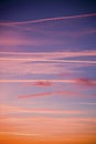 Sunset sky only Royalty Free Stock Photo