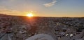 sunset in Cappadocia