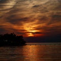 Sunset skyscape Florida keys Royalty Free Stock Photo