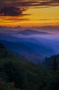 Sunset in the Smokies