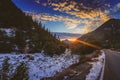 Mount Baldy Sunset Royalty Free Stock Photo