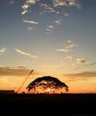 Sunset at Soekarno Hatta International Airport