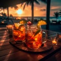 Sunset Soiree: Double Delight with Cocktail Duos