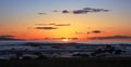 Vancouver Island Sunset at Sombrio Beach, Juan de Fuca Marine Provincial Park, British Columbia, Canada