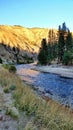 Sunset on South Fork Payette River Royalty Free Stock Photo