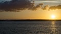 South gare sunset with industrial background.