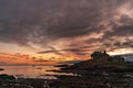 Trearddur bay Sunset Royalty Free Stock Photo