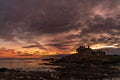 Trearddur bay Sunset Royalty Free Stock Photo