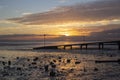 Sunset at Southend-on-Sea, Essex, England