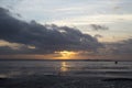 Sunset at Southend-on-Sea, Essex, England Royalty Free Stock Photo