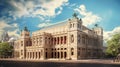 Sunset Splendor: Vienna Opera Houses Neoclassical Majesty
