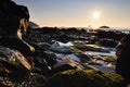 Sunset, St Agnes, Cornwall Royalty Free Stock Photo