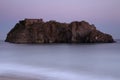 Sunset at St. Catherines Island, West Wales, UK