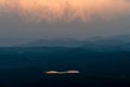 Sunset on St Vrain Mountain Royalty Free Stock Photo