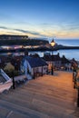 Sunset from the 199 steps whitby