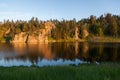 Sunset at Stockade Lake