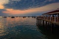 Sunset Stone Town Zanzibar Royalty Free Stock Photo