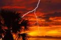 Sunset Storm Royalty Free Stock Photo
