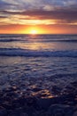 Sunset at Strandhill Beach Royalty Free Stock Photo