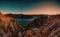 Sunset at Studen Kladenets Dam, Bulgaria