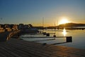 Sunset on StyrsÃÂ¶ island, Gothenburg, Sweden